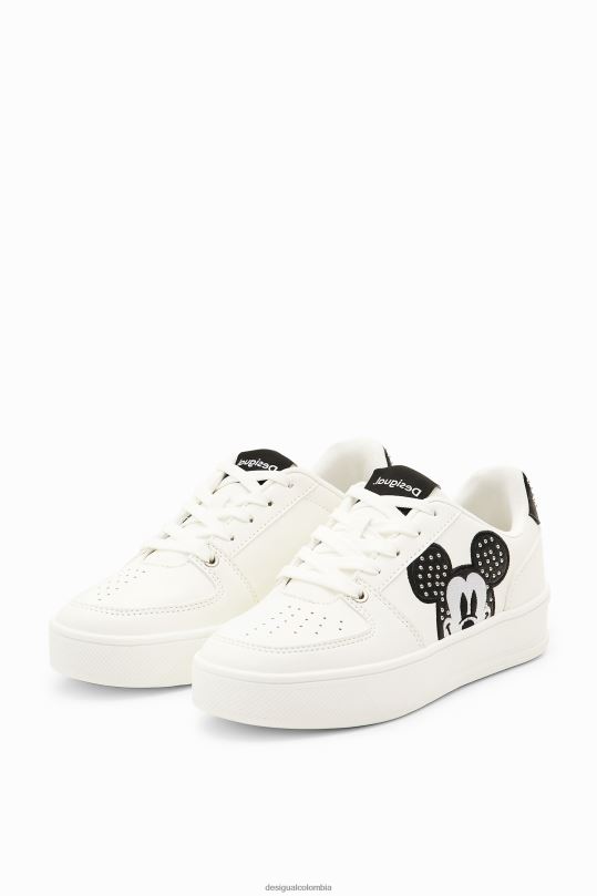 Desigual Colombia pagina oficial - calzado 4802L1467 mujer Desigual zapatillas con tachuelas de mickey mouse de disney