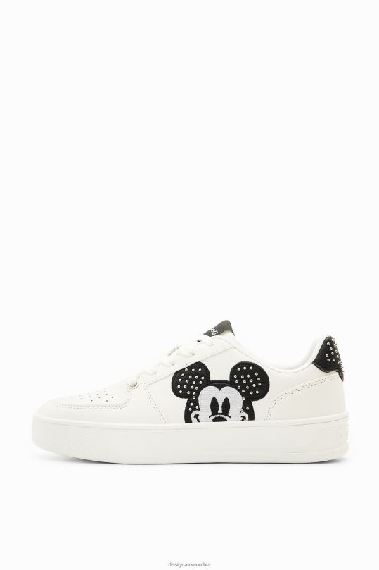 Desigual Colombia pagina oficial - calzado 4802L1467 mujer Desigual zapatillas con tachuelas de mickey mouse de disney
