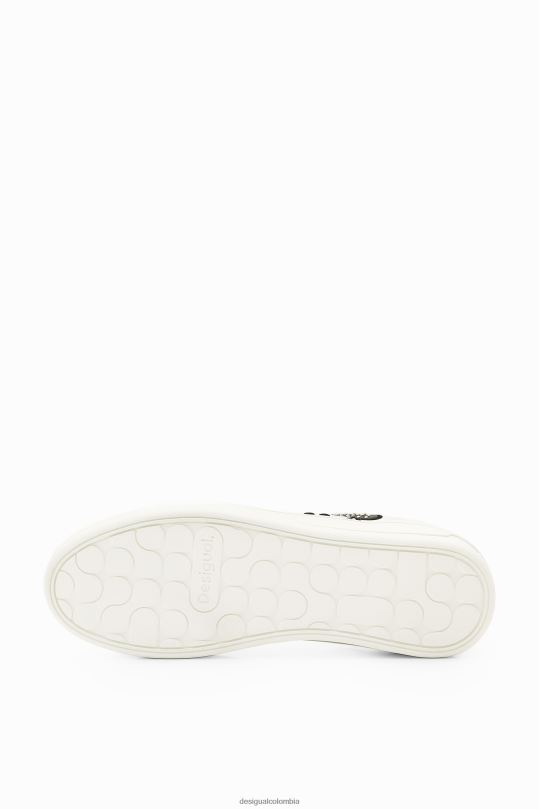Desigual Colombia pagina oficial - calzado 4802L1467 mujer Desigual zapatillas con tachuelas de mickey mouse de disney