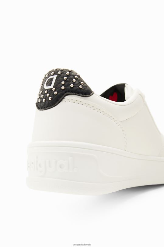 Desigual Colombia pagina oficial - calzado 4802L1467 mujer Desigual zapatillas con tachuelas de mickey mouse de disney