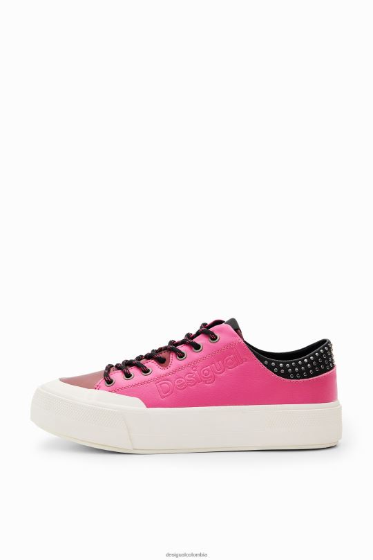 Desigual Colombia pagina oficial - calzado 4802L1480 mujer Desigual zapatillas con plataforma y tachuelas