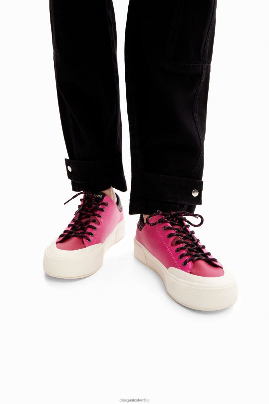 Desigual Colombia pagina oficial - calzado 4802L1480 mujer Desigual zapatillas con plataforma y tachuelas