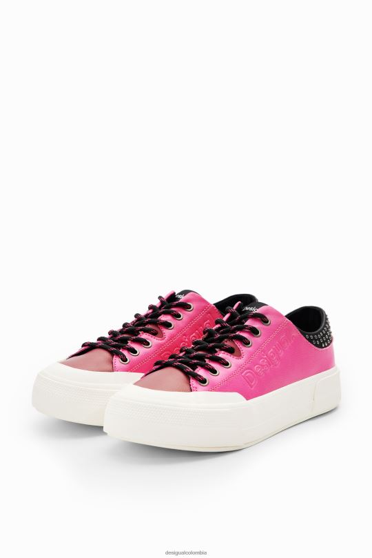 Desigual Colombia pagina oficial - calzado 4802L1480 mujer Desigual zapatillas con plataforma y tachuelas