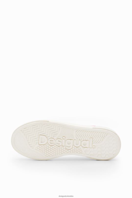 Desigual Colombia pagina oficial - calzado 4802L1480 mujer Desigual zapatillas con plataforma y tachuelas
