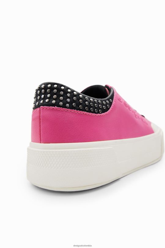 Desigual Colombia pagina oficial - calzado 4802L1480 mujer Desigual zapatillas con plataforma y tachuelas