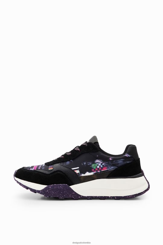 Desigual zapatos Colombia - calzado 4802L1483 mujer Desigual zapatillas para correr con fallas