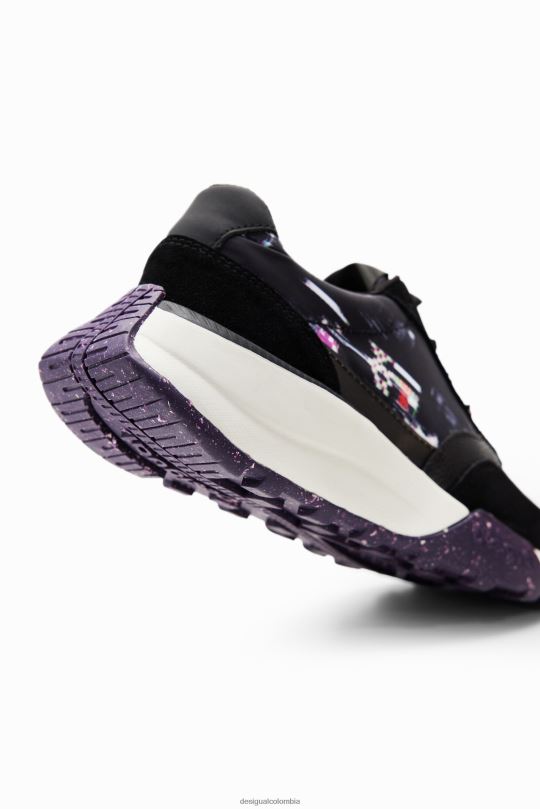 Desigual zapatos Colombia - calzado 4802L1483 mujer Desigual zapatillas para correr con fallas
