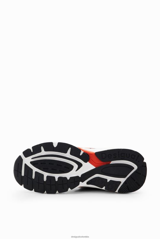 calzado 4802L1487 mujer Desigual zapatillas deportivas con patchwork - Desigual sale damen