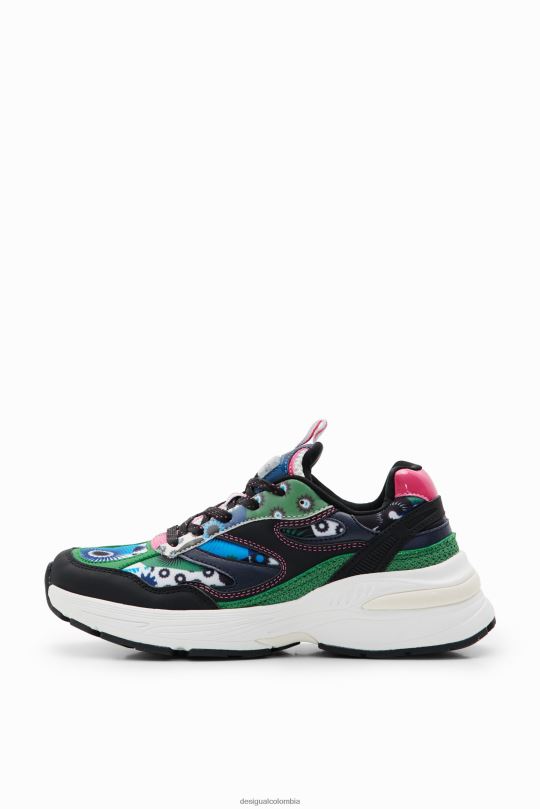 calzado 4802L1488 mujer Desigual zapatillas deportivas con motivo geométrico - Desigual sales online