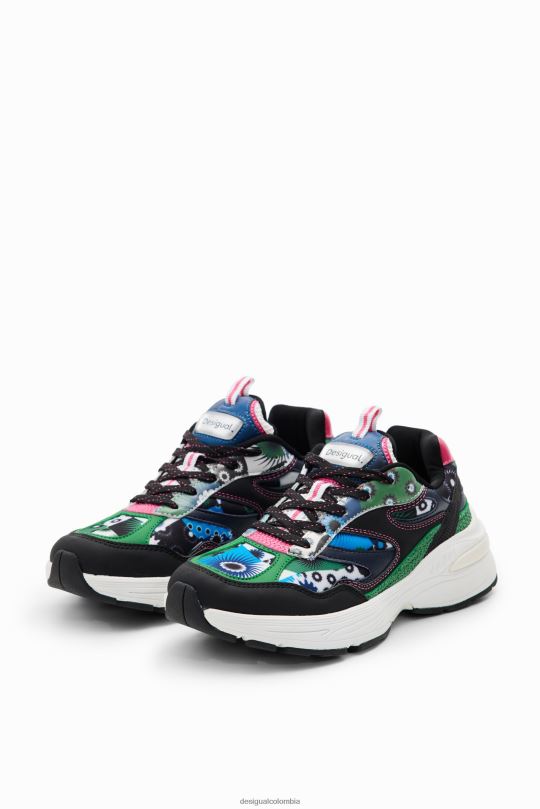 calzado 4802L1488 mujer Desigual zapatillas deportivas con motivo geométrico - Desigual sales online