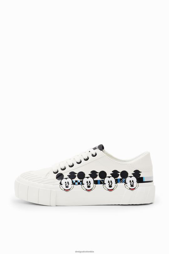 calzado 4802L1501 mujer Desigual zapatillas mickey con plataforma - Desigual Colombia Medellín
