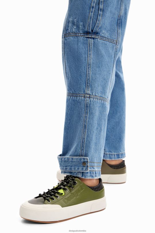 Desigual Colombia bolsos - calzado 4802L1505 mujer Desigual zapatillas con plataforma y tachuelas
