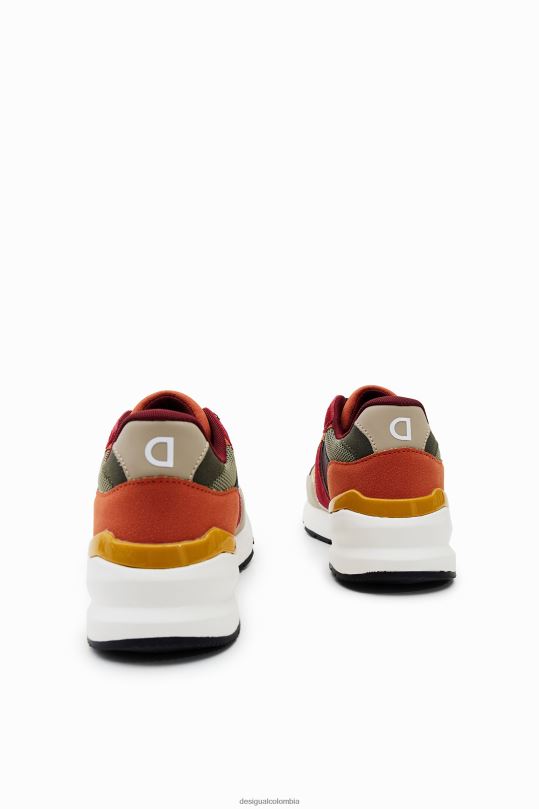 blusas Desigual bogota - calzado 4802L1507 mujer Desigual zapatillas deportivas con patchwork
