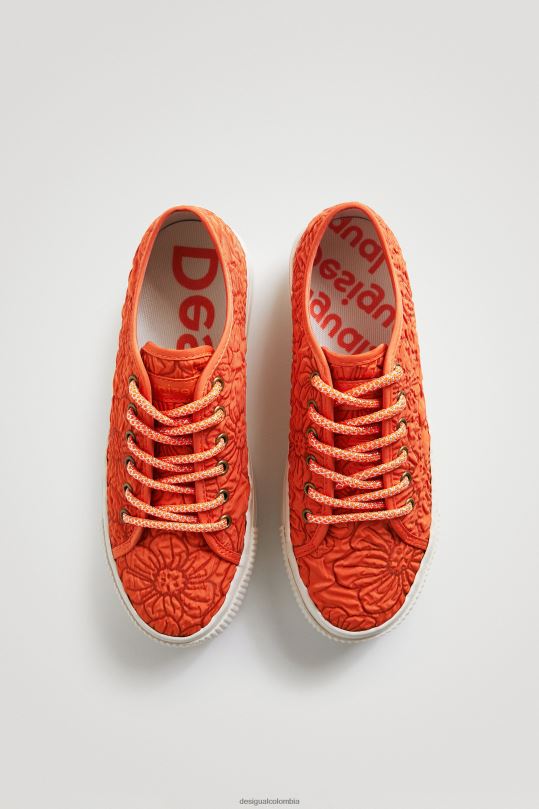 Desigual Colombia pagina oficial - calzado 4802L1514 mujer Desigual zapatillas con plataforma y flores