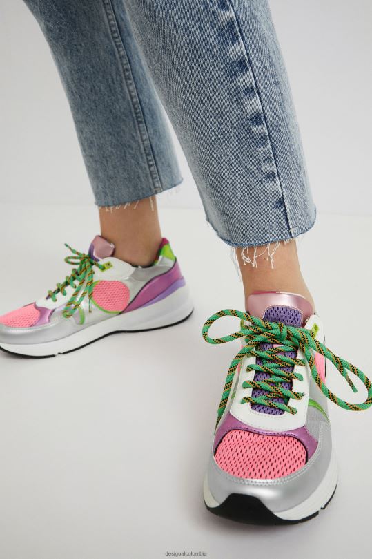 Desigual Colombia - calzado 4802L1515 mujer Desigual metro. zapatillas christian lacroix neón