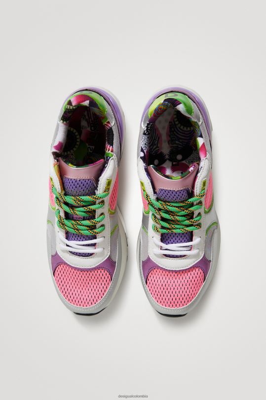 Desigual Colombia - calzado 4802L1515 mujer Desigual metro. zapatillas christian lacroix neón