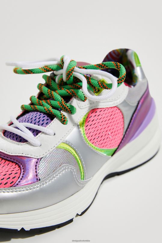 Desigual Colombia - calzado 4802L1515 mujer Desigual metro. zapatillas christian lacroix neón