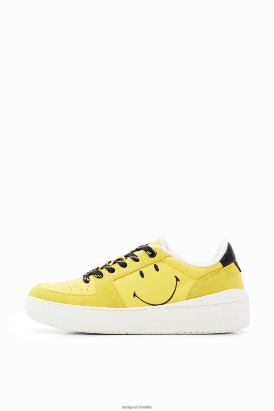 Desigual Colombia - calzado 4802L322 mujer Desigual zapatillas con plataforma smiley de toalla