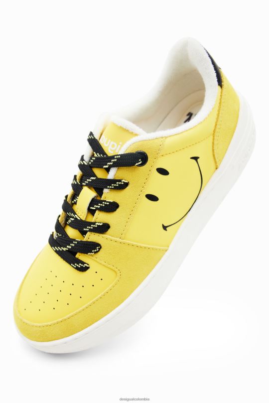 Desigual Colombia - calzado 4802L322 mujer Desigual zapatillas con plataforma smiley de toalla