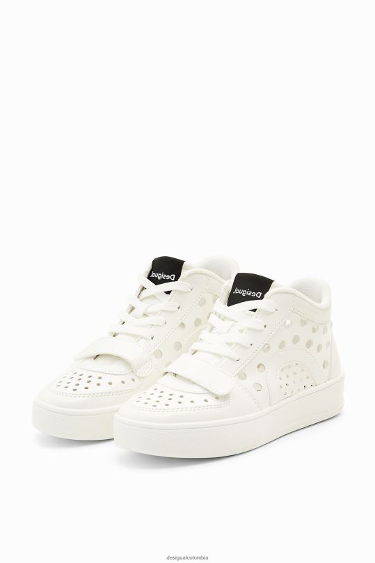 Desigual zapatos Colombia - calzado 4802L559 mujer Desigual zapatillas altas con agujeros