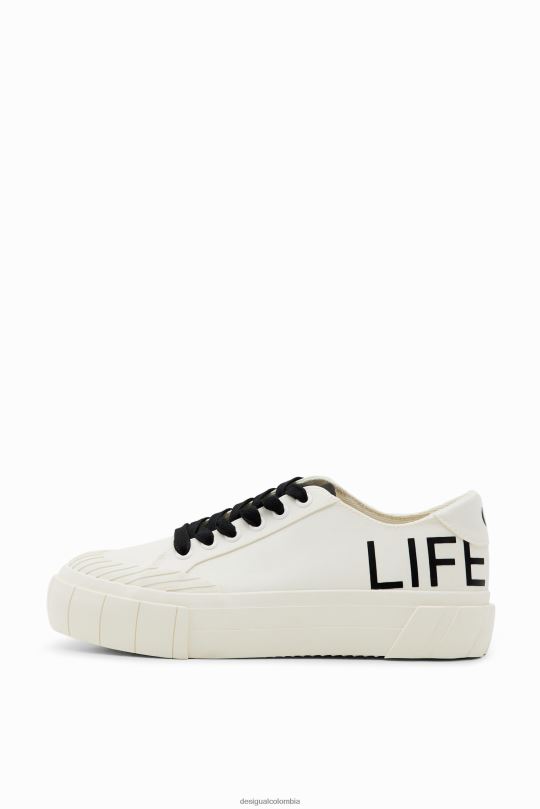calzado 4802L849 mujer Desigual zapatillas con plataforma life is awesome - Desigual sales online