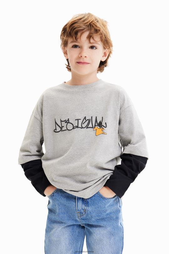 blusas Desigual bogota - ropa 4802L1741 chico Desigual camiseta de doble manga looney tunes