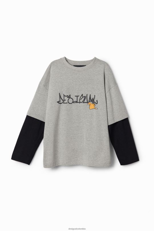 blusas Desigual bogota - ropa 4802L1741 chico Desigual camiseta de doble manga looney tunes