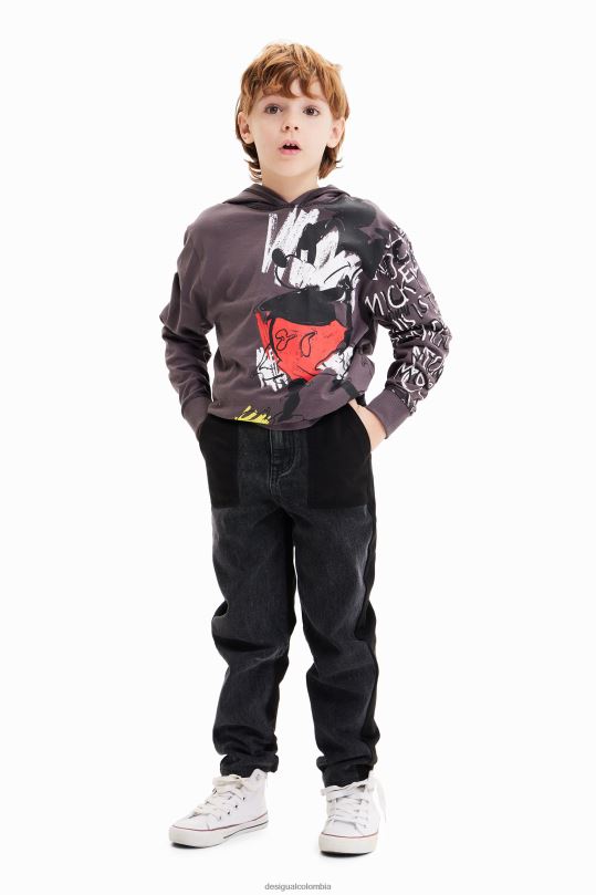ropa 4802L1753 chico Desigual camiseta con capucha de mickey mouse - Desigual Colombia rebajas