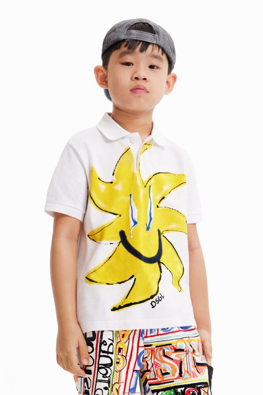 ropa 4802L1754 chico Desigual polo tejido estilo sol - Desigual sale damen