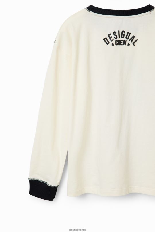 ropa 4802L1778 chico Desigual camiseta deportiva con patchwork - Desigual sales online
