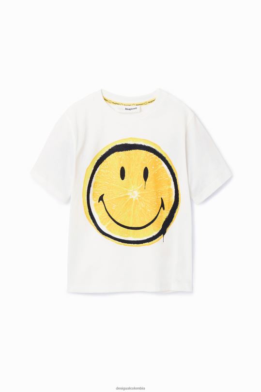 ropa 4802L1782 chico Desigual camiseta de manga corta con emoticón - Desigual shop