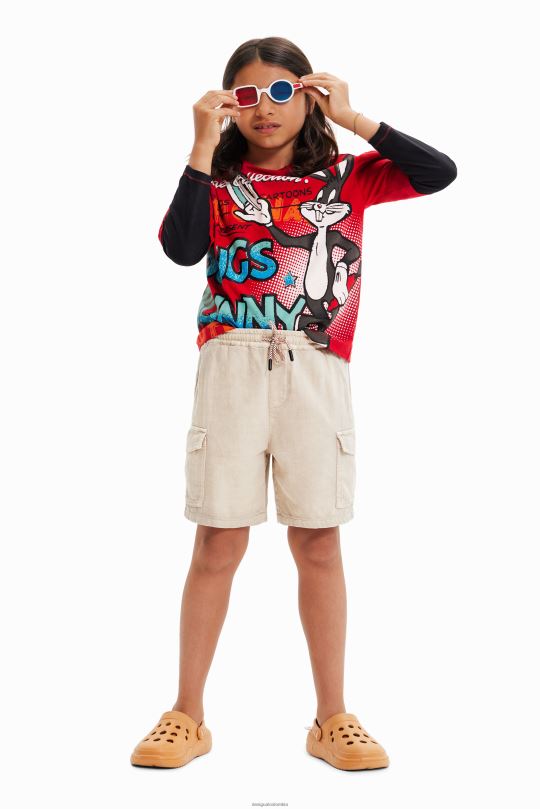 Desigual zapatos Colombia - ropa 4802L1796 chico Desigual camiseta de doble manga de bugs bunny