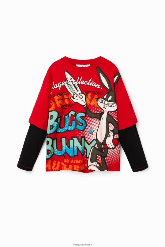 Desigual zapatos Colombia - ropa 4802L1796 chico Desigual camiseta de doble manga de bugs bunny