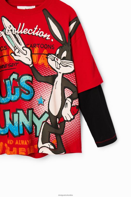 Desigual zapatos Colombia - ropa 4802L1796 chico Desigual camiseta de doble manga de bugs bunny