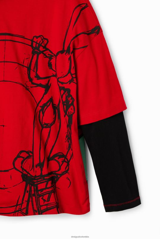 Desigual zapatos Colombia - ropa 4802L1796 chico Desigual camiseta de doble manga de bugs bunny