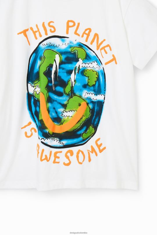 blusas Desigual bogota - ropa 4802L1806 chico Desigual camiseta oversize con planetas