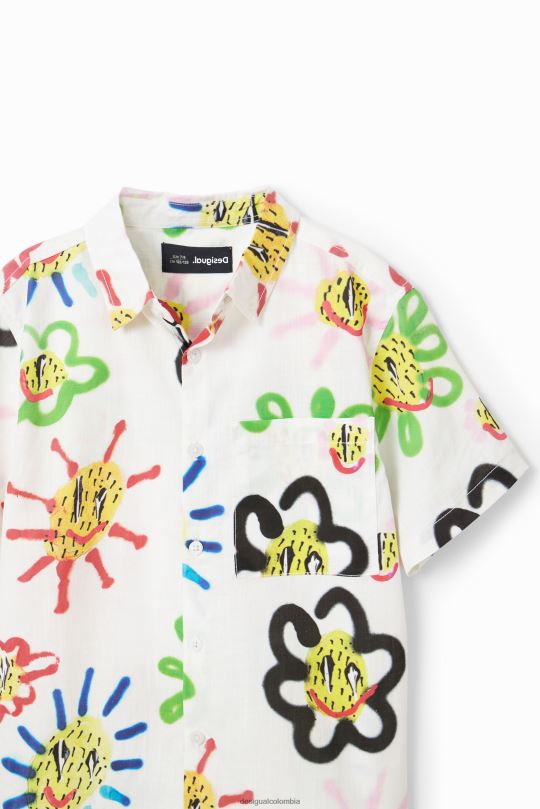 ropa 4802L1824 chico Desigual camisa de resort de sol - Desigual Colombia Medellín