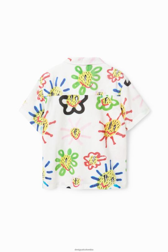 ropa 4802L1824 chico Desigual camisa de resort de sol - Desigual Colombia Medellín