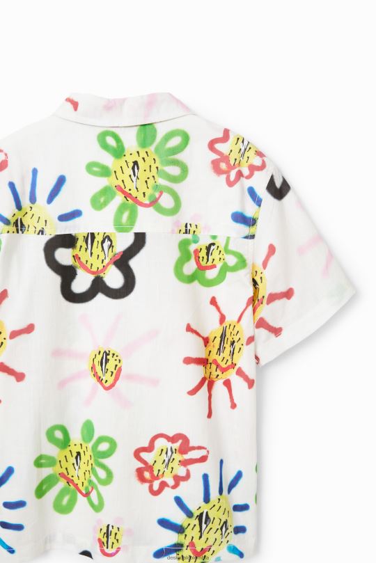 ropa 4802L1824 chico Desigual camisa de resort de sol - Desigual Colombia Medellín