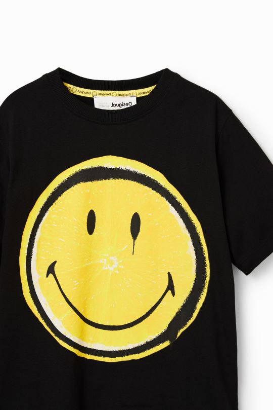 ropa 4802L1831 chico Desigual camiseta de manga corta con emoticón - Desigual shop
