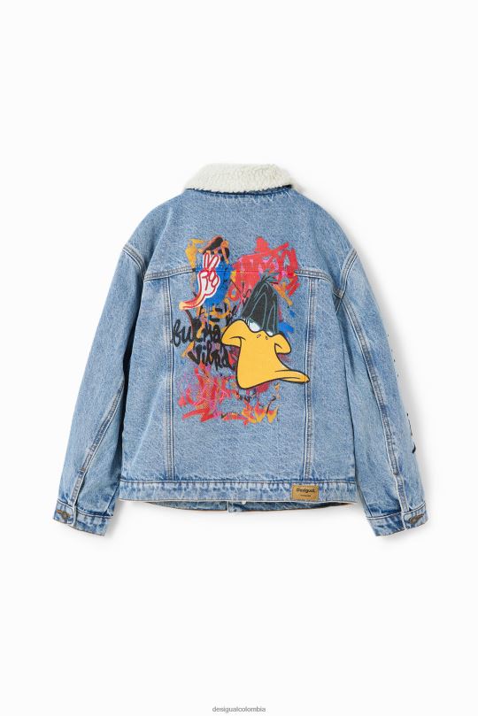ropa 4802L1708 chico Desigual chamarra estilo camionero de mezclilla de looney tunes - Desigual sales online