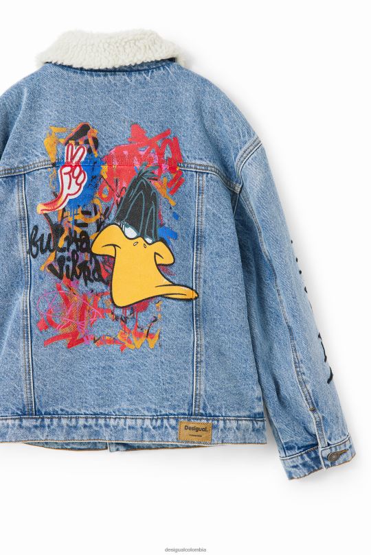 ropa 4802L1708 chico Desigual chamarra estilo camionero de mezclilla de looney tunes - Desigual sales online