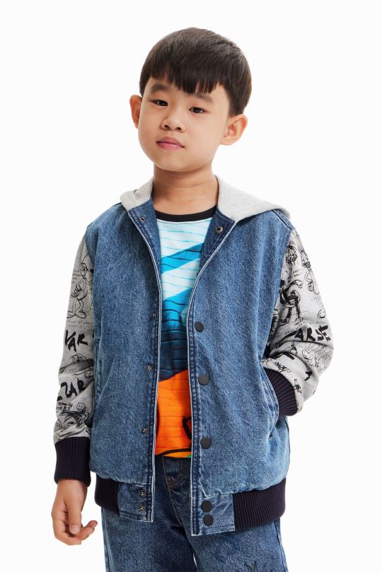 Desigual Colombia pagina oficial - ropa 4802L1855 chico Desigual chaqueta bomber de bugs bunny