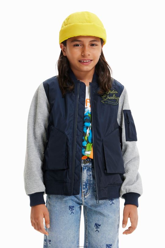 Desigual Colombia - ropa 4802L1856 chico Desigual chaqueta bomber universitaria