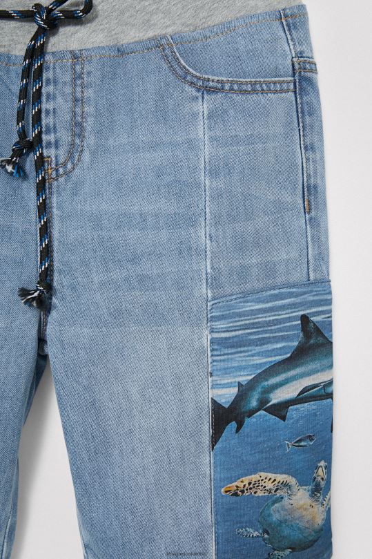 ropa 4802L1757 chico Desigual pantalones cortos híbridos de pescado - Desigual sales online