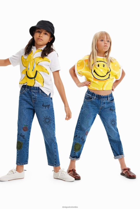 blusas Desigual bogota - ropa 4802L1848 chico Desigual vaqueros sonrientes