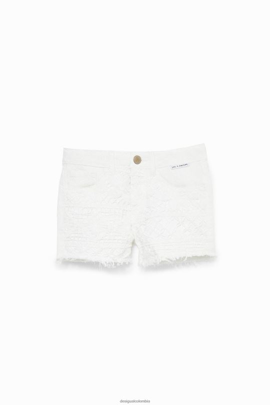 ropa 4802L1882 chico Desigual pantalones cortos de encaje - Desigual sales online