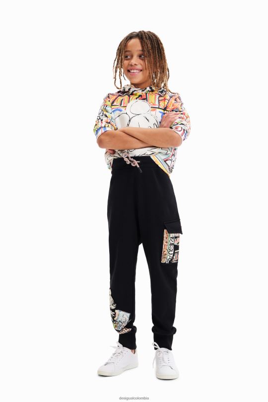 ropa 4802L1883 chico Desigual joggers de mickey mouse de disney - Desigual Colombia Medellín