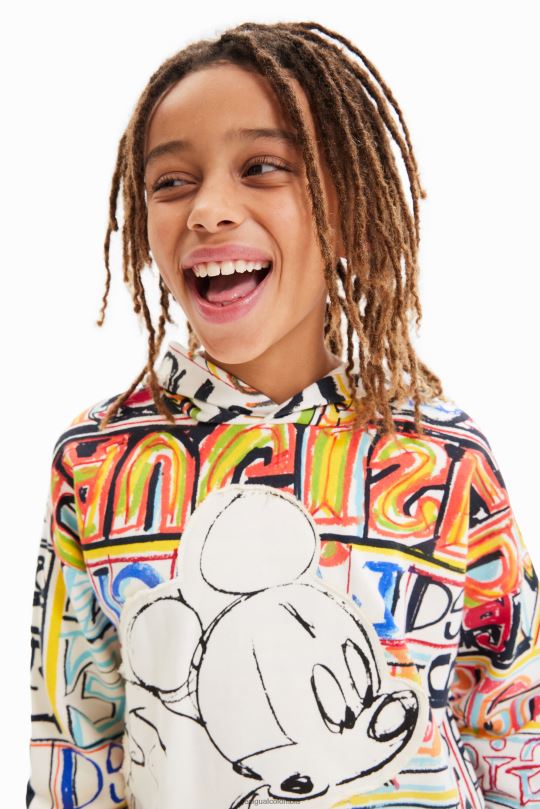 ropa 4802L1735 chico Desigual sudadera oversize de mickey mouse de disney - Desigual Colombia rebajas