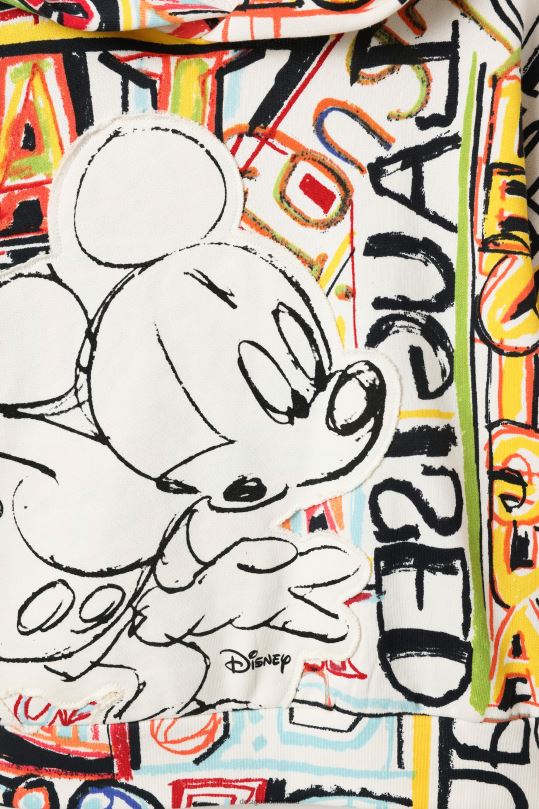 ropa 4802L1735 chico Desigual sudadera oversize de mickey mouse de disney - Desigual Colombia rebajas